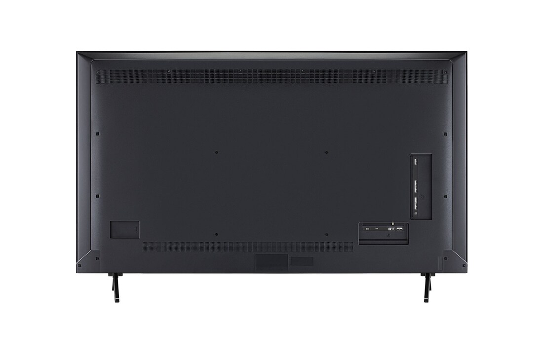 Rear view of LG QNED evo QNED92 TV.