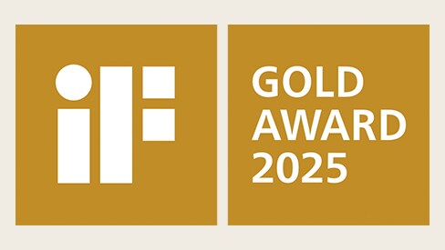 Logo of iF Design Award.	