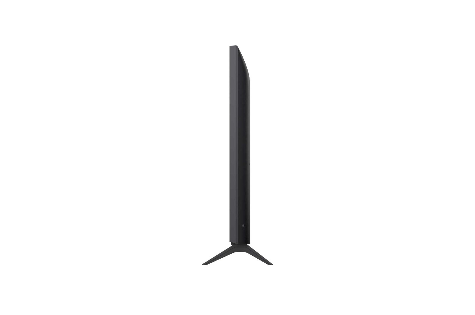 Left-facing side view of LG NanoCell NANO80 TV.