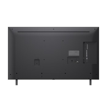 Rear view of LG NanoCell NANO80 TV.