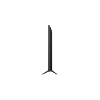 Left-facing side view of LG NanoCell NANO80 TV.