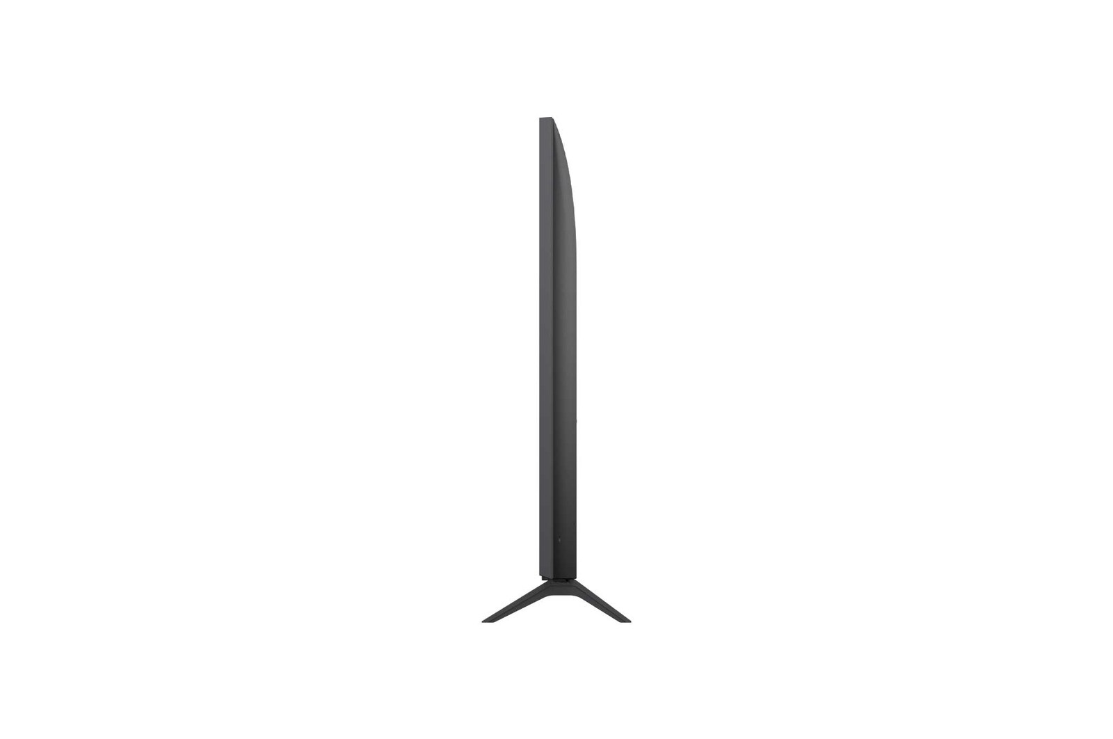 Left-facing side view of LG NanoCell NANO80 TV.