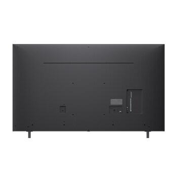 Rear view of LG NanoCell NANO80 TV.