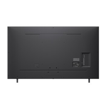 Rear view of LG NanoCell NANO80 TV.