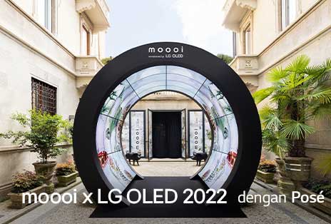 LG Posé menggambarkan karya seni oleh moooi.