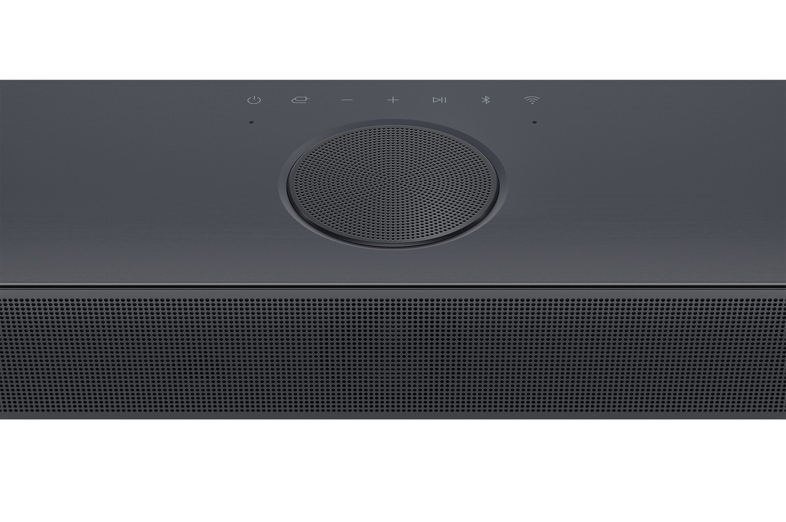 Top Close-up angle view of Sound Bar
