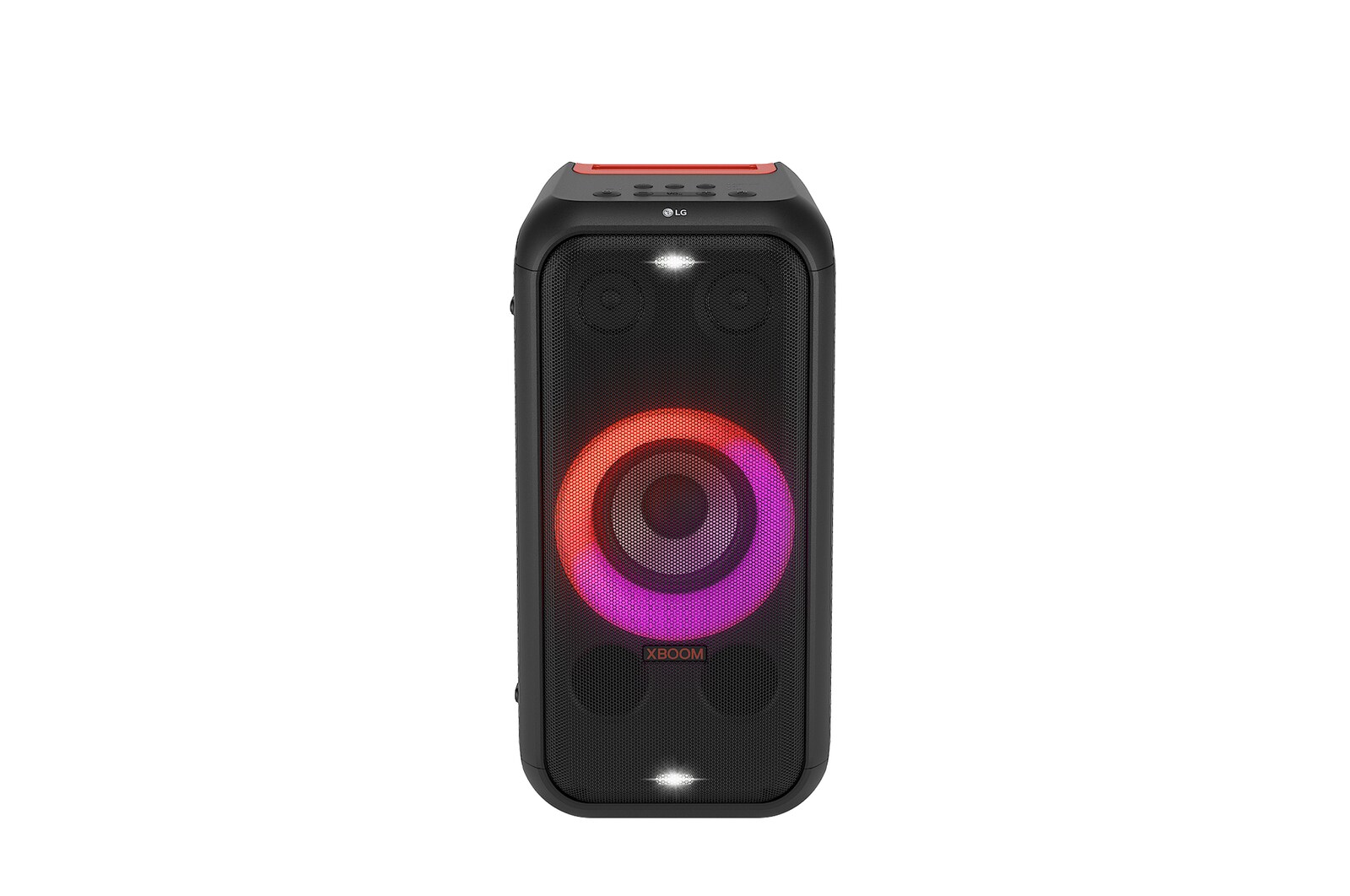 Front view with all lighting on.