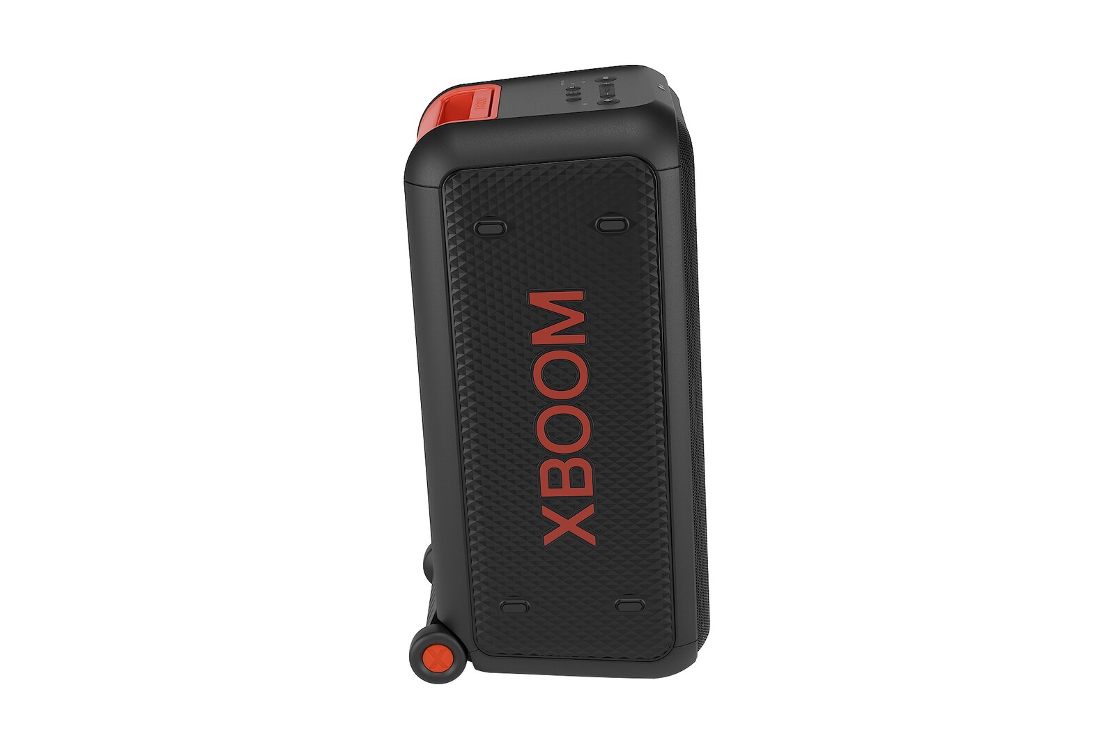 Front view of right side. XBOOM logo is attatched.