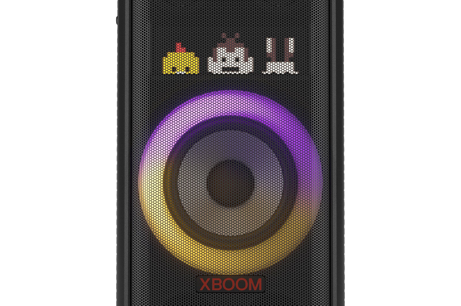 Close up of Multi Color Ring Lighitng and Dynamic Pixel Lighting. 