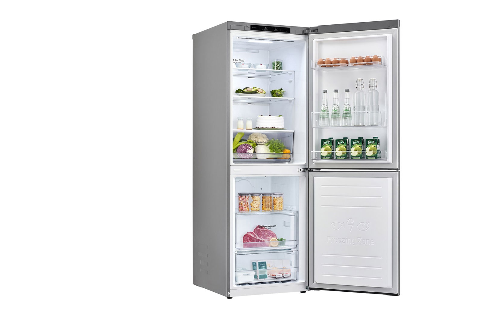 LG 335L / 306L Kulkas Bottom Freezer, GC-B369NLRM