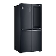 LG Kulkas Multi Door 595L gross / 458L nett Ramping dengan Inverter Linear Compressor, ThinQ™ dengan WiFi - Hitam Matte, GC-Q22FTQKL