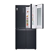 LG Kulkas Multi Door 595L gross / 458L nett Ramping dengan Inverter Linear Compressor, ThinQ™ dengan WiFi - Hitam Matte, GC-Q22FTQKL