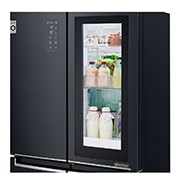 LG Kulkas Multi Door 595L gross / 458L nett Ramping dengan Inverter Linear Compressor, ThinQ™ dengan WiFi - Hitam Matte, GC-Q22FTQKL