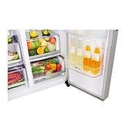 LG Kulkas Side by Side 687L gross /626L nett InstaView™ Door-in-Door® Inverter Linear Compressor dan ThinQ™ dengan WiFi, GC-Q247CSBV
