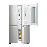 LG Kulkas Side by Side 687L gross /626L nett InstaView™ Door-in-Door® Inverter Linear Compressor dan ThinQ™ dengan WiFi, GC-Q247CSBV
