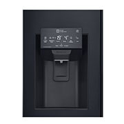 LG Kulkas Side by Side 668L gross / 601L nett InstaView Door-in-Door™ Inverter Linear Compressor dan Rak Wine, ThinQ™ dengan WiFi - Hitam Matte, GC-X247CQAV