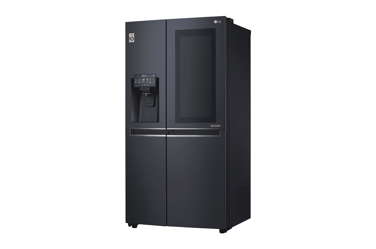 LG Kulkas Side by Side 668L gross / 601L nett InstaView Door-in-Door™ Inverter Linear Compressor dan Rak Wine, ThinQ™ dengan WiFi - Hitam Matte, GC-X247CQAV