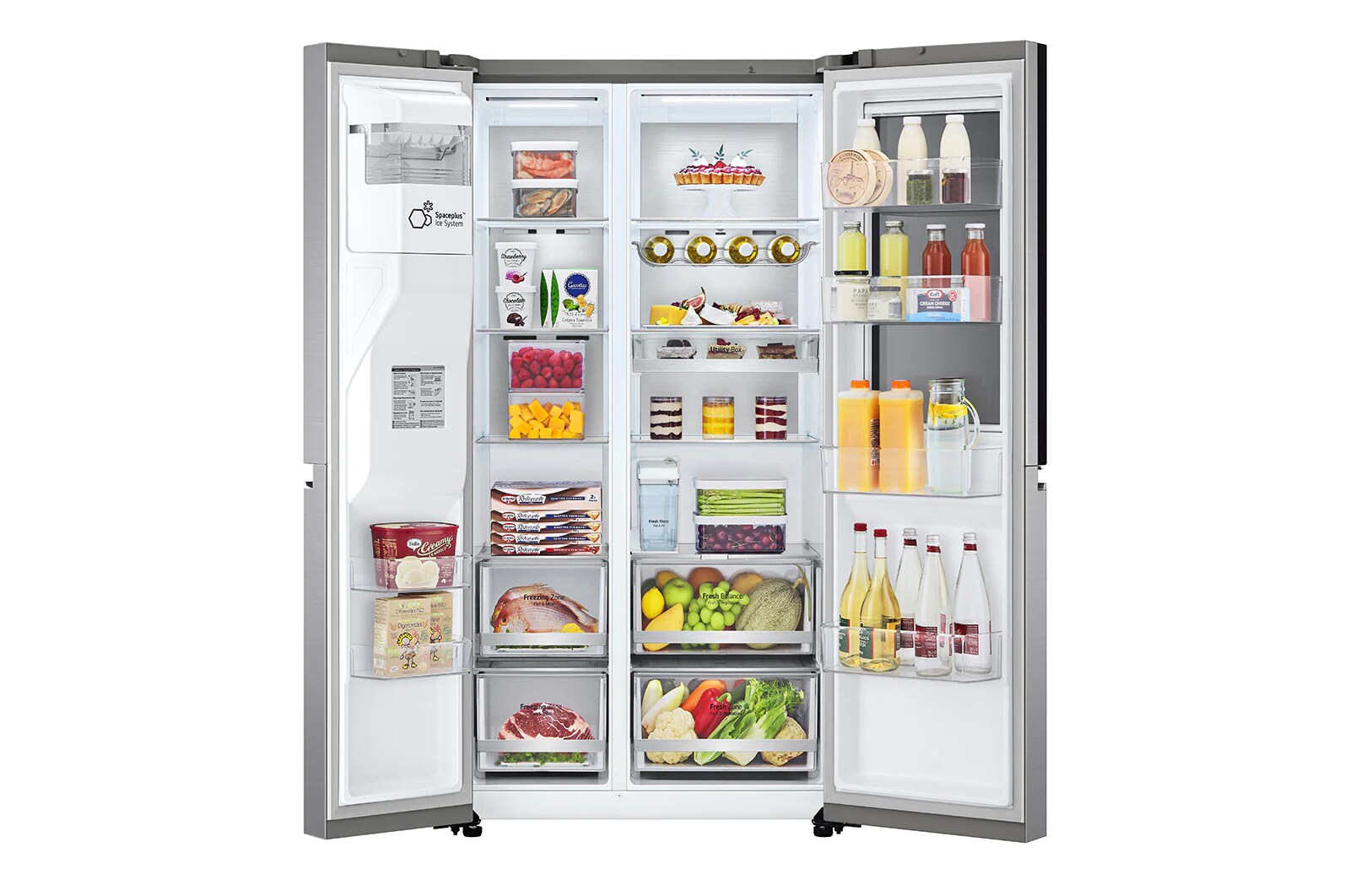 LG Kulkas InstaView Door-in-Door™ Terbaru Net 617L / Gross 674L dengan UVnano™ dan ThinQ™, GC-X257CSES