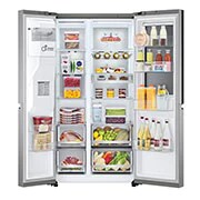 LG 674L / 617L Kulkas InstaView™ Side by Side, GC-X257CSEW