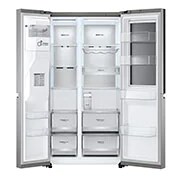 LG 674L / 617L Kulkas InstaView™ Side by Side, GC-X257CSEW