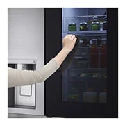 LG 674L / 617L Kulkas InstaView™ Side by Side, GC-X257CSEW