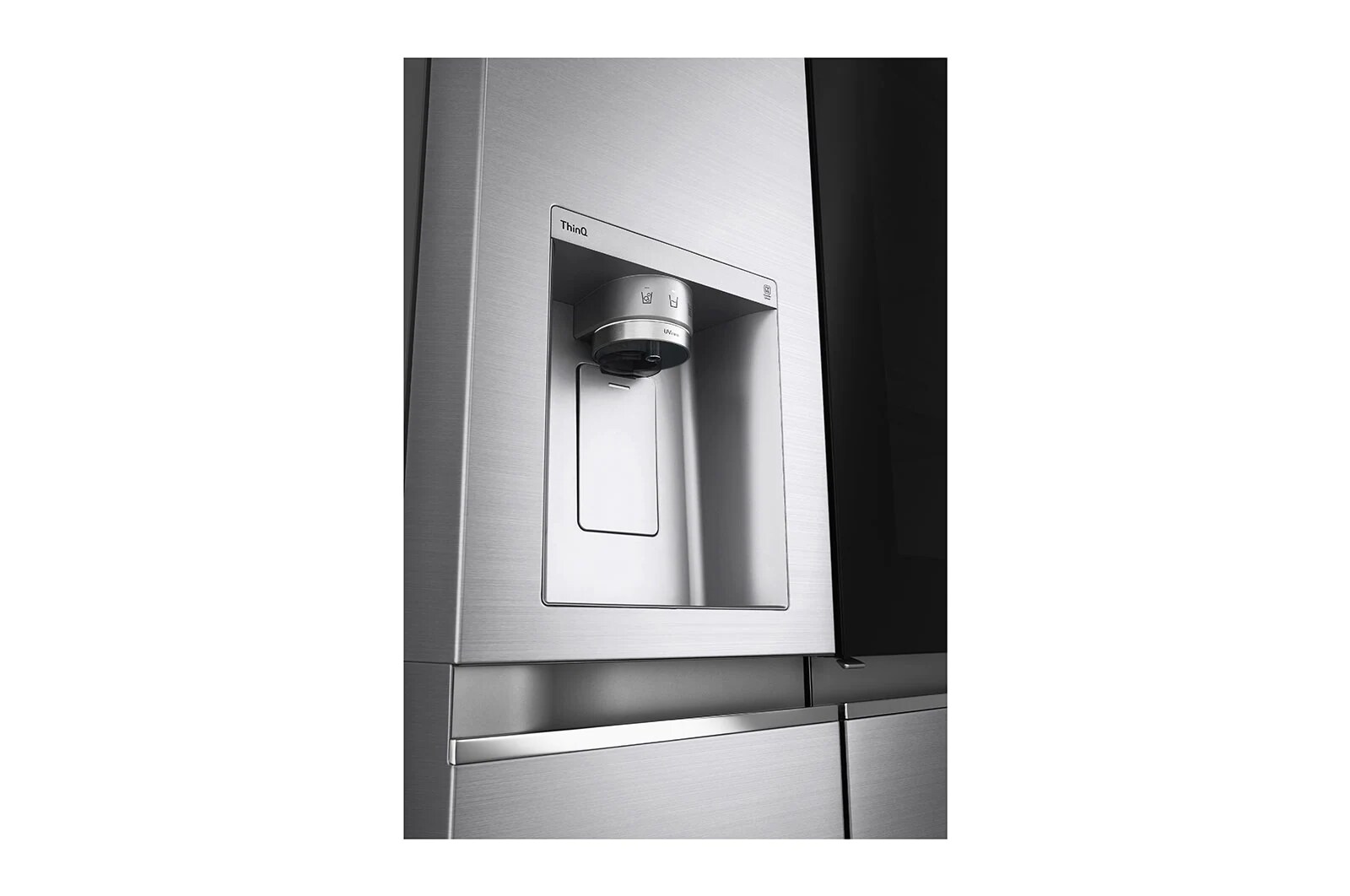 LG 674L / 617L Kulkas InstaView™ Side by Side, GC-X257CSEW