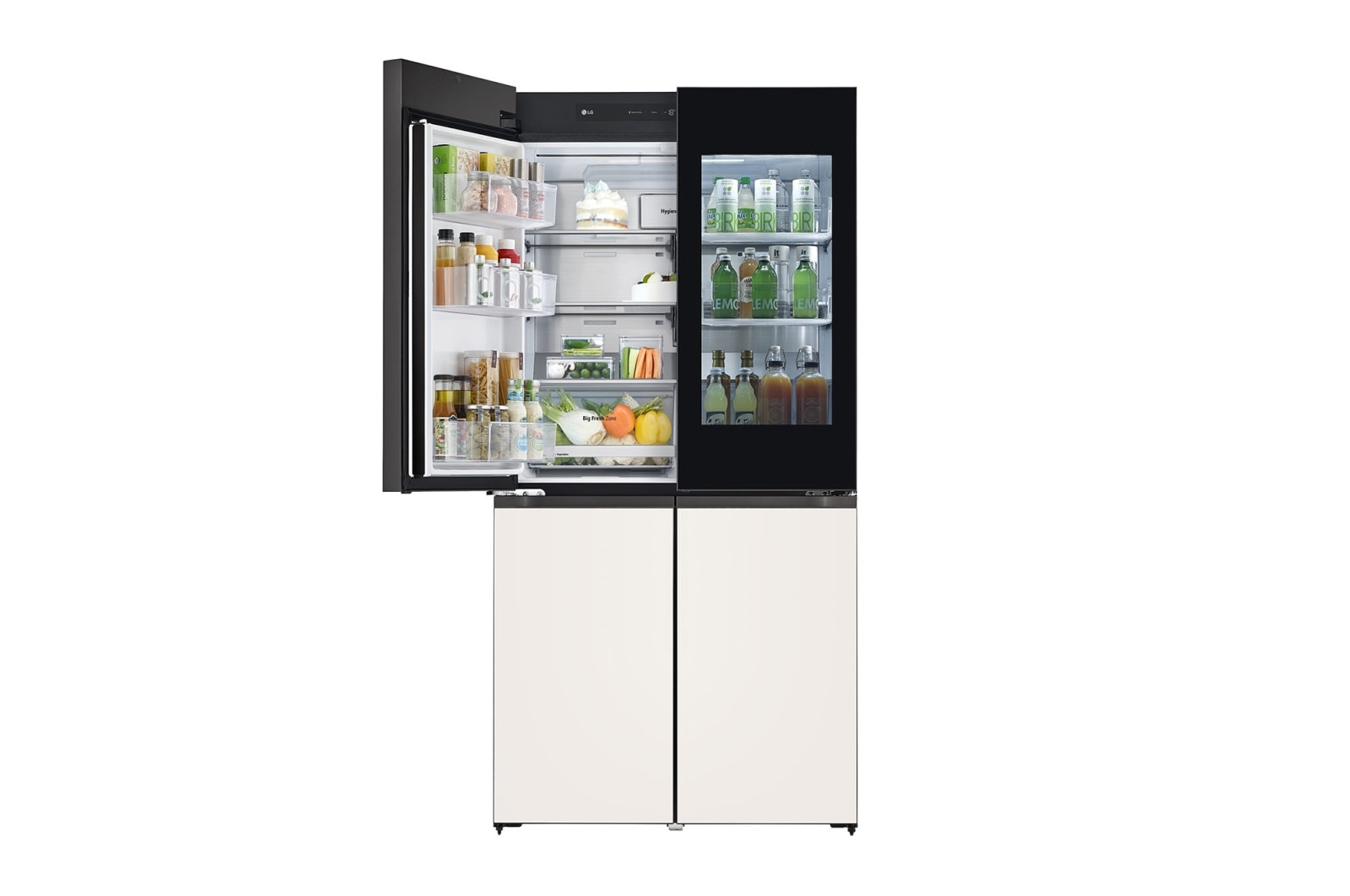 LG 684L / 617L Kulkas Objet InstaView™, GR-A24FQSMB