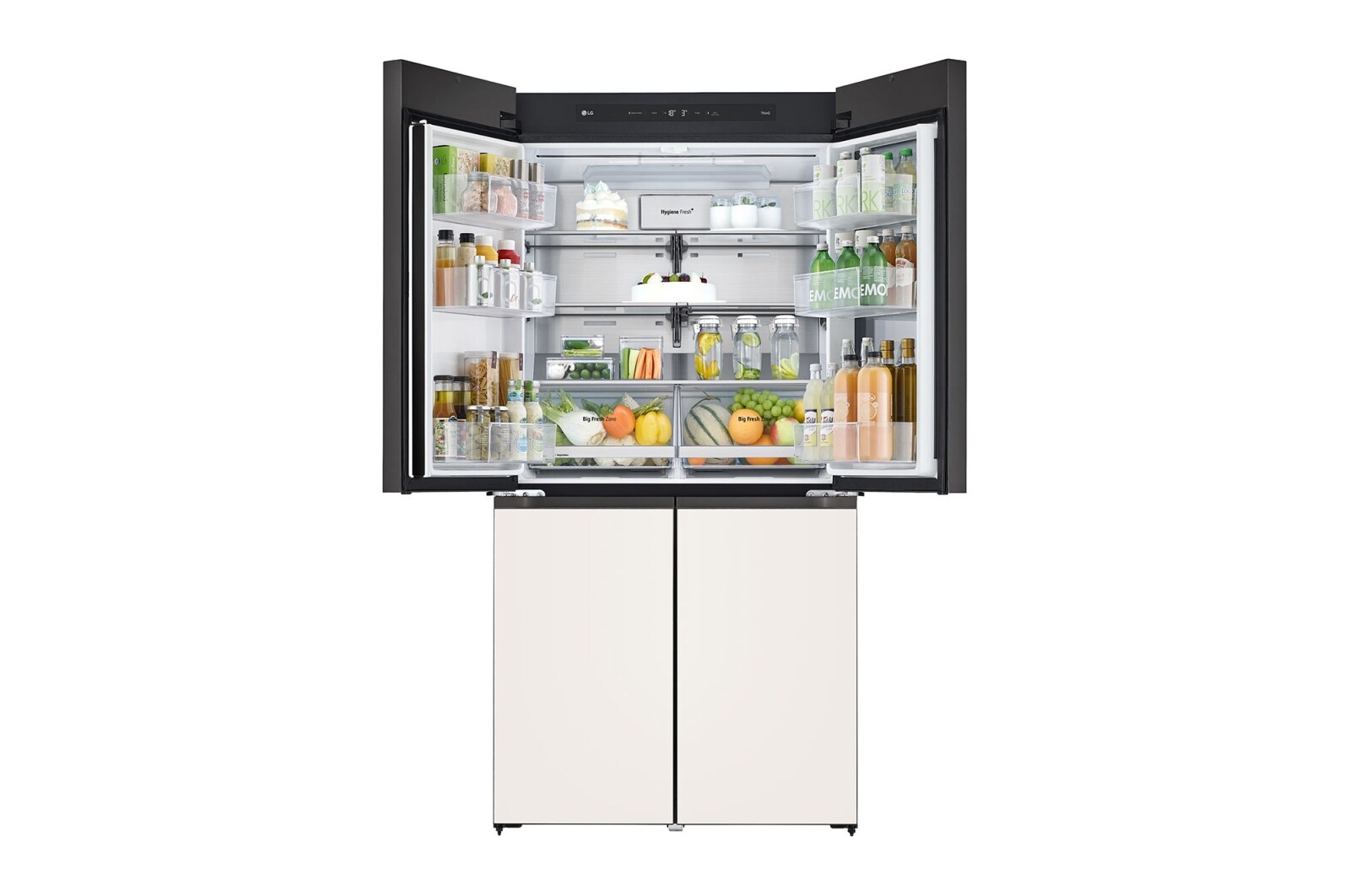 LG 684L / 617L Kulkas Objet InstaView™, GR-A24FQSMB