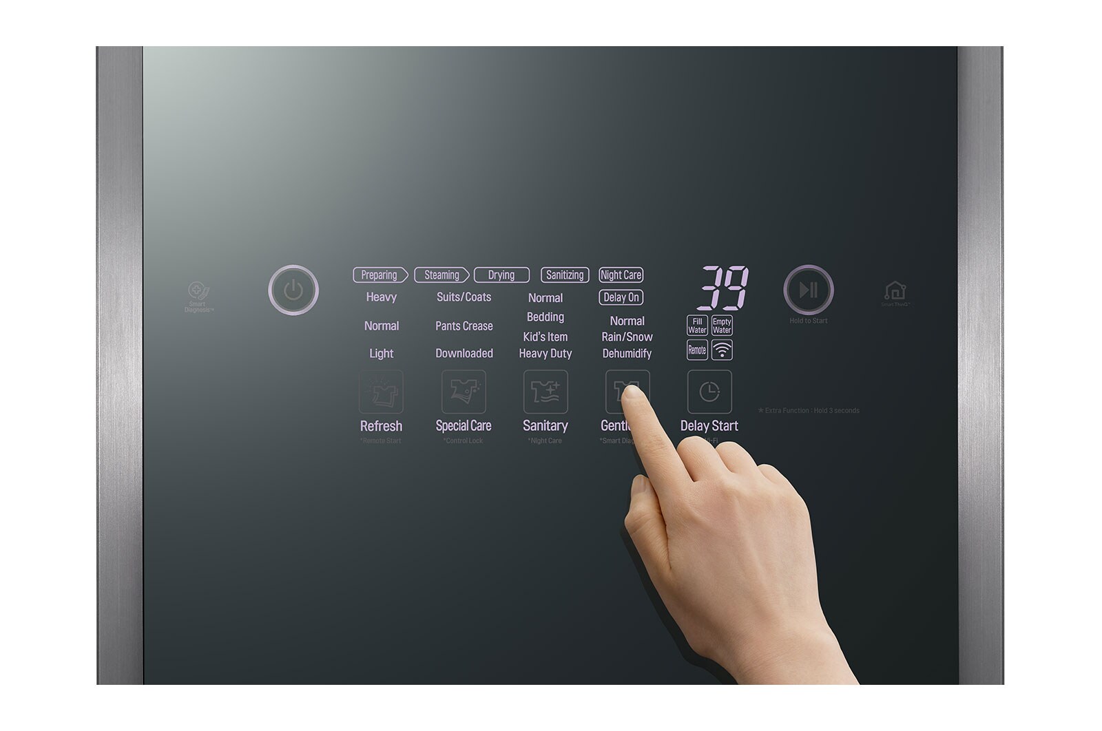 LG 5,2kg Styler - Steam Clothing Care TrueSteam™ ThinQ, S3MFC