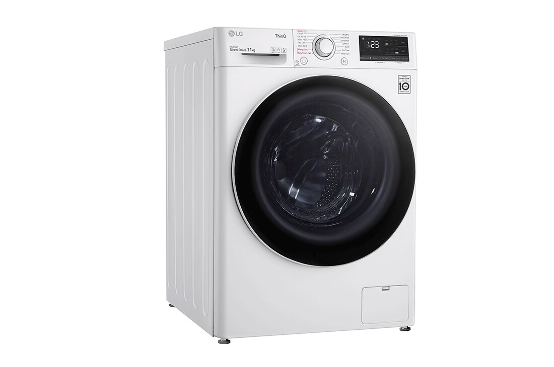 LG 11kg Front Loading Mesin Cuci AI DD™, FV1411S5WN