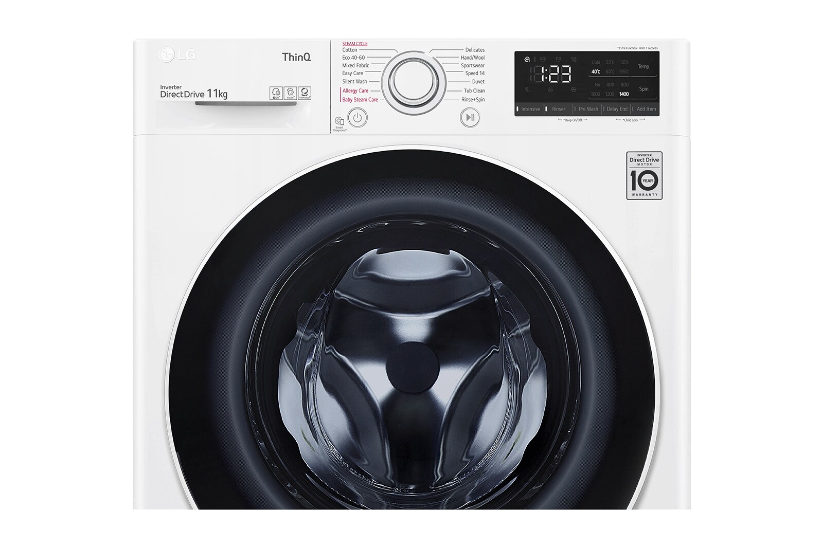 LG 11kg Front Loading Mesin Cuci AI DD™, FV1411S5WN