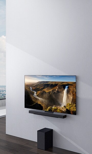 Gambar Soundbar SC9S yang sangat cocok dengan seri LG OLED C