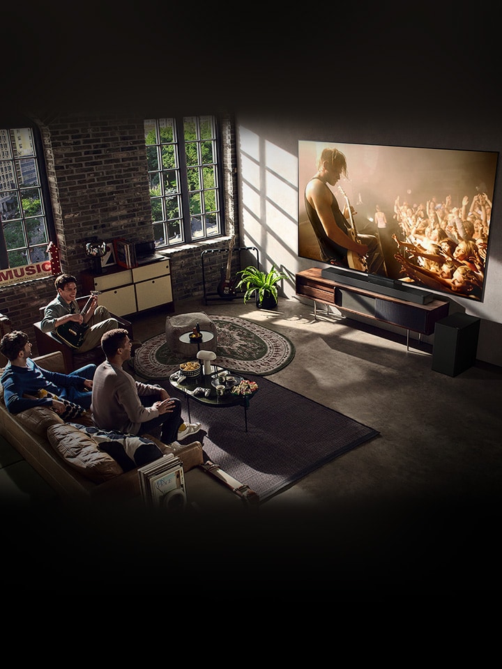 A image of LG SoundBar with OLED C Series	