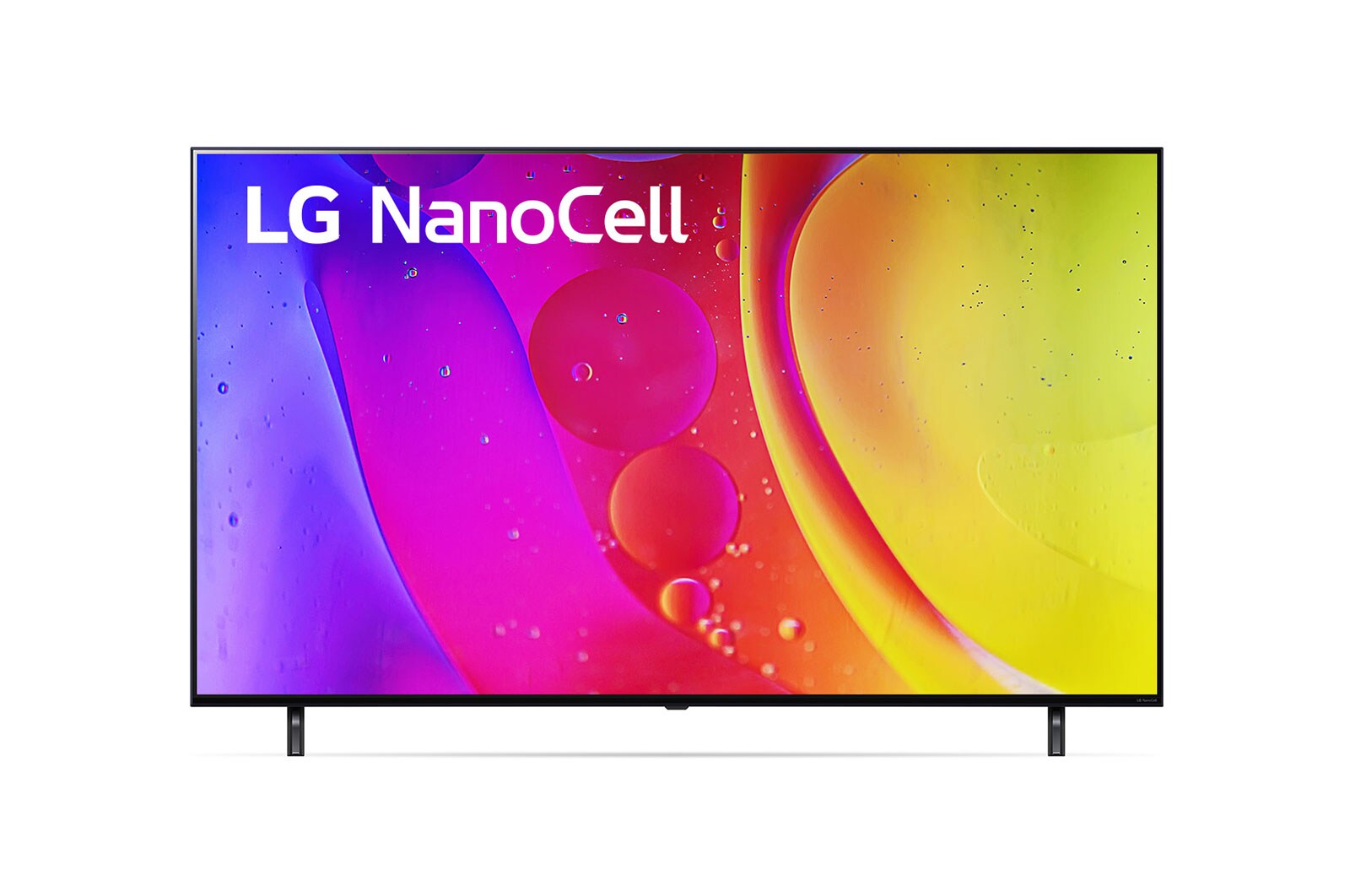 LG NANO80 55” TV 55NANO80SQA tampak depan