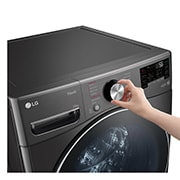 LG 24kg Front Loading Mesin Cuci LG dengan Steam™ - Inverter Direct Drive, F2724SVRB