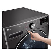 LG 24kg Front Loading Mesin Cuci LG dengan Steam™ - Inverter Direct Drive, F2724SVRB