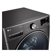 LG 24kg Front Loading Mesin Cuci LG dengan Steam™ - Inverter Direct Drive, F2724SVRB