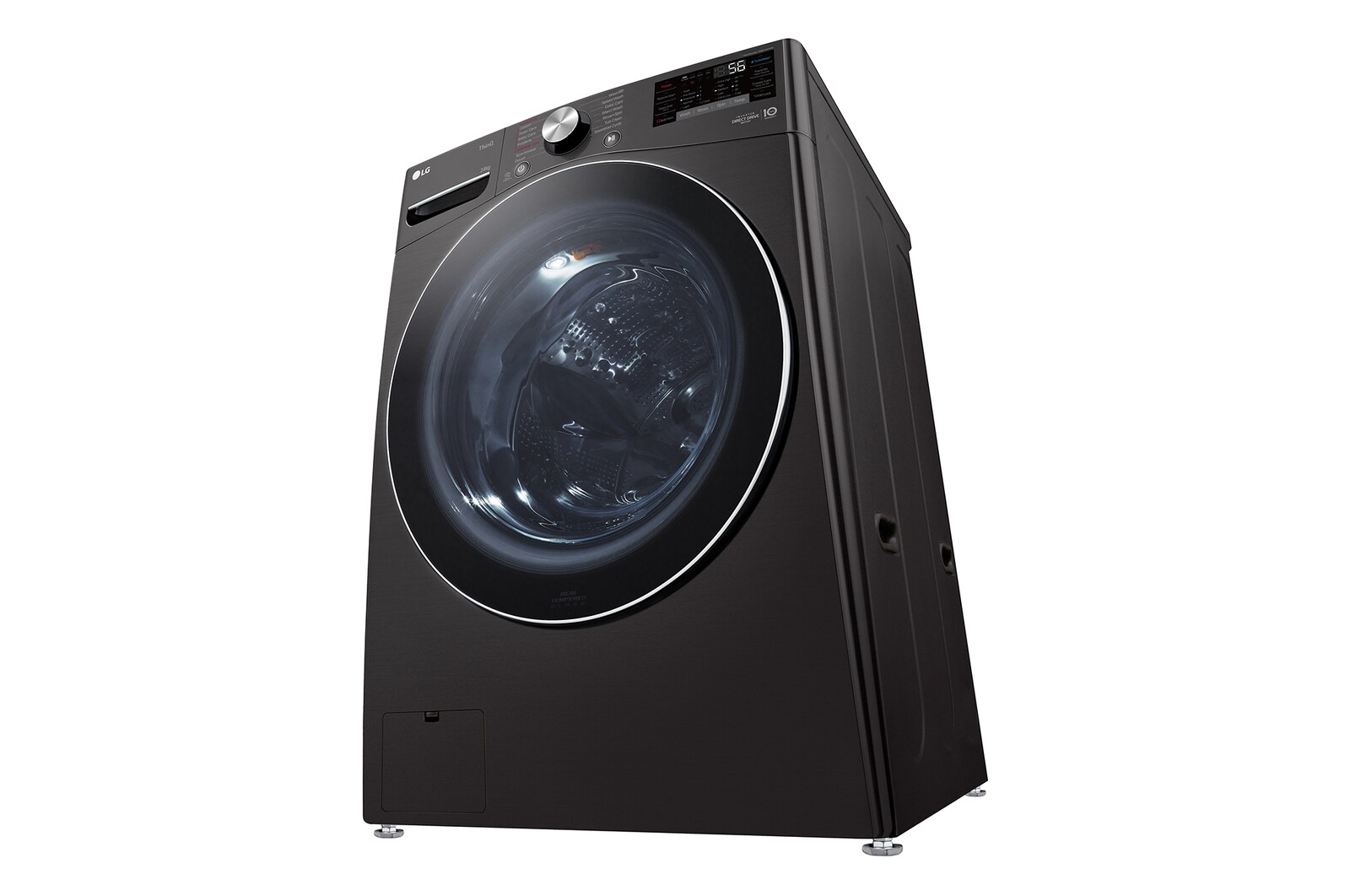 LG 24kg Front Loading Mesin Cuci LG dengan Steam™ - Inverter Direct Drive, F2724SVRB