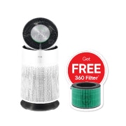 Tampak depan LG Puricare™ 360˚ 1Phase Air Purifier(AS65GDWH0)