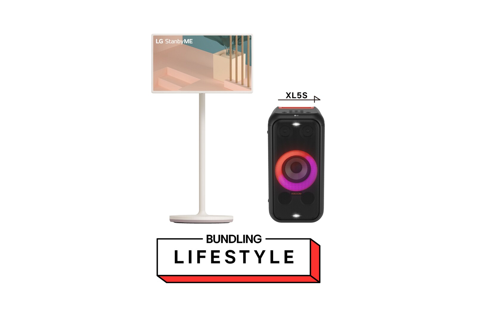 Tampilan depan mode horizontal dengan gambar latar belakang
