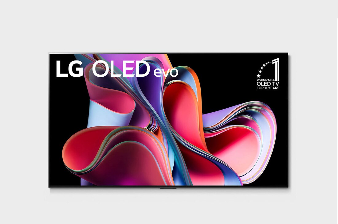 LG OLED77G3PSA OLED evo front view