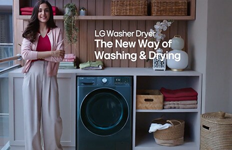 The New Way of  Washing & Drying  With LG Washer Dryer Get Washed & Completely Dry Clothes
