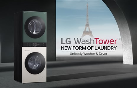 New Form of Laundry Presenting LG WashTower Unibody Washer & Dryer