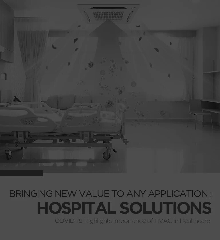 Image of hospital with a DUAL Vane functioning.