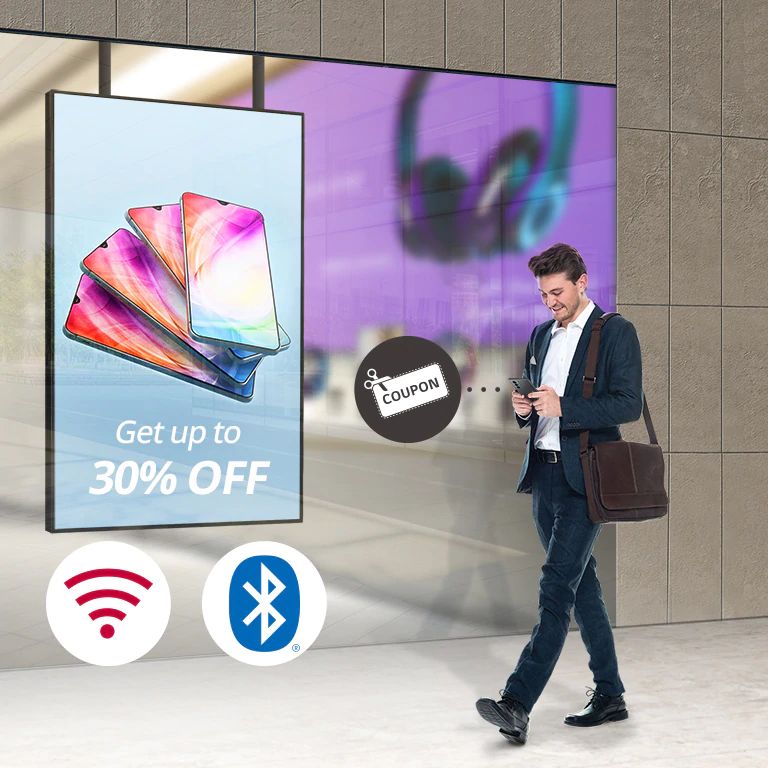 LG 75XS4G double-sided