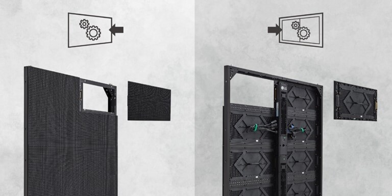 LG GSCD069-GN Front or Rear Serviceability