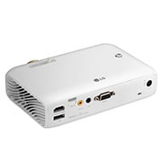 LG LED Projector with Built-In Battery HD RGB LED 550 Lumens 100000:1, PH510PG