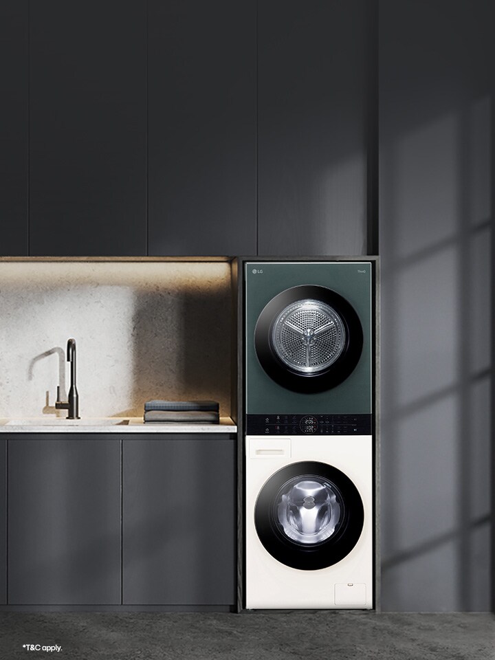 LG WashTower™: The Stylish 2-in-1 Washing and Drying Powerhouse