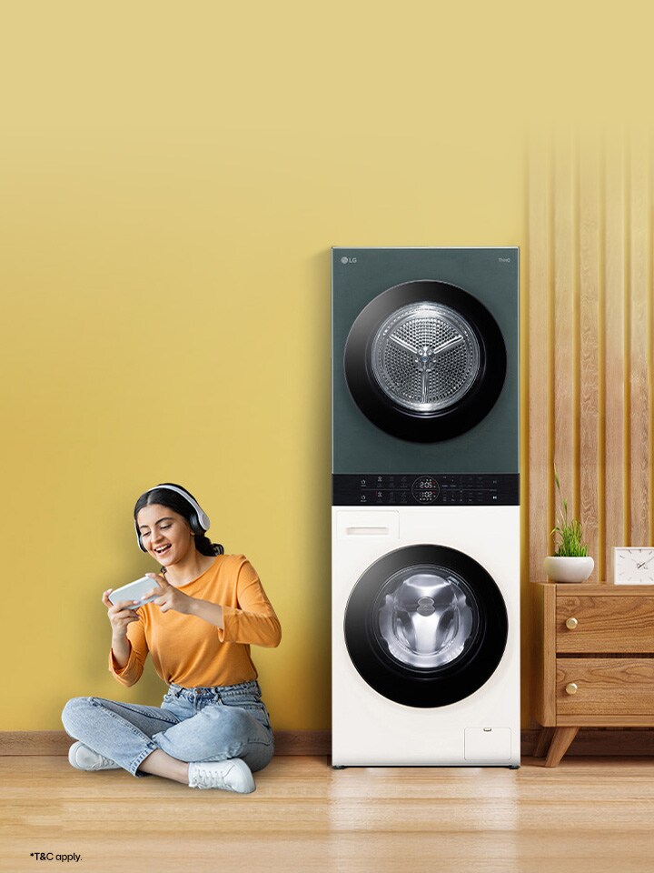 LG WashTower™: The Stylish 2-in-1 Washing and Drying Powerhouse