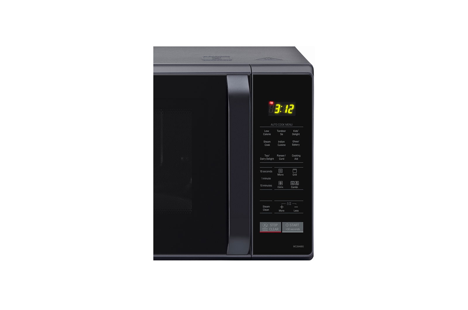 LG 28 L Convection Microwave Oven  (MC2846BG, Black), MC2846BG